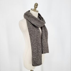 Weta Wool Scarf Cozy Knit Neutral Brown